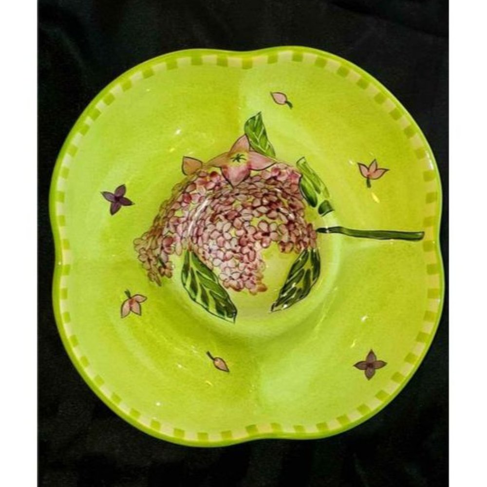 Laurie Gates gateswear divided server - lilac and green